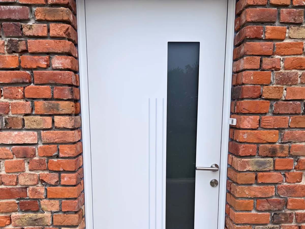 Porte d'entrée aluminium